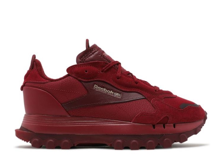Reebok Cardi B X Wmns Cuero Clásico - Rojo Triatlón