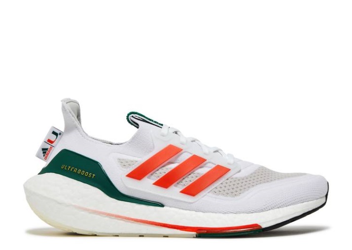 Adidas Ultraboost 21 - Ncaa Pack Blanco/naranja/gris