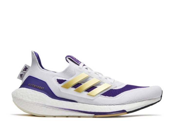 Adidas Ultraboost 21 - Ncaa Pack Blanco/dorado/morado