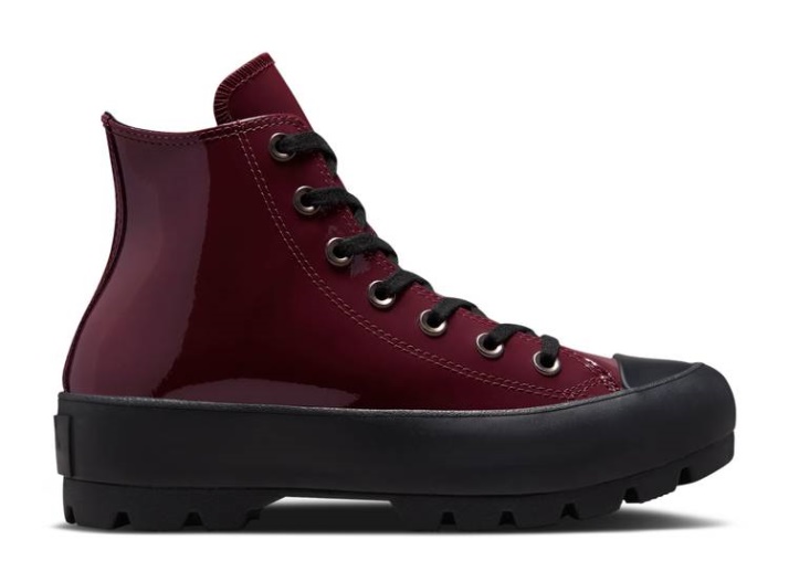 Converse Wmns Chuck Taylor All Star High Surface Fusion Lugged - Burdeos Profundo