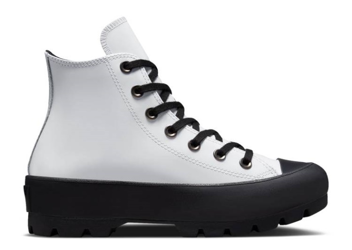 Converse Wmns Chuck Taylor All Star High Surface Fusion Lugged - Blanco Negro