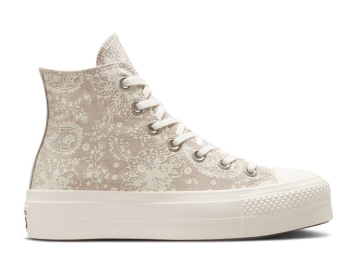 Converse Wmns Chuck Taylor All Star Plataforma Alto - Otoño Florals String/egret/black