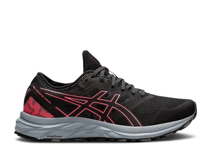 Asics Mujer Gel Excite Trail - Negro Blazing Coral