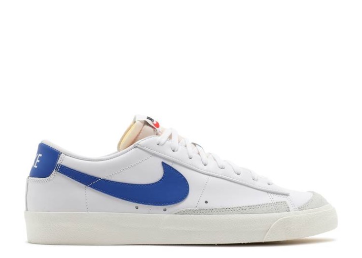 Nike Blazer Low '77 Vintage - Blanco Hyper Royal