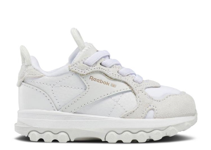 Reebok Cardi B X Classic Cuero Niño - Blanco