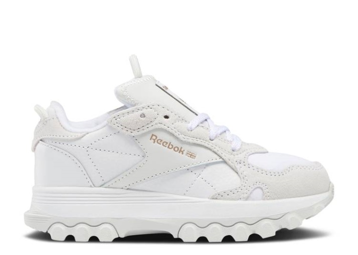 Reebok Cardi B X Classic Cuero Niño Pequeño - Blanco