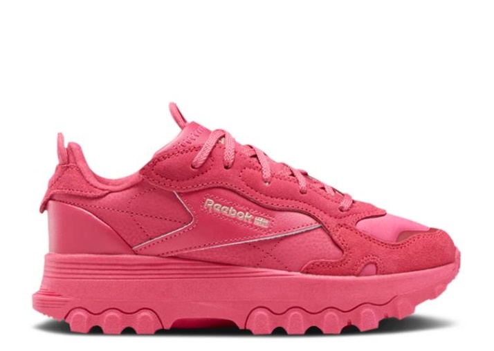Reebok Cardi B X Classic Cuero Niño Grande - Semi Persecución Rosa