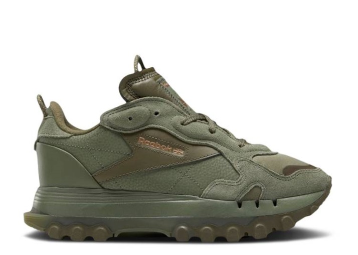 Reebok Cardi B X Cuero Clásico - Verde Cazador