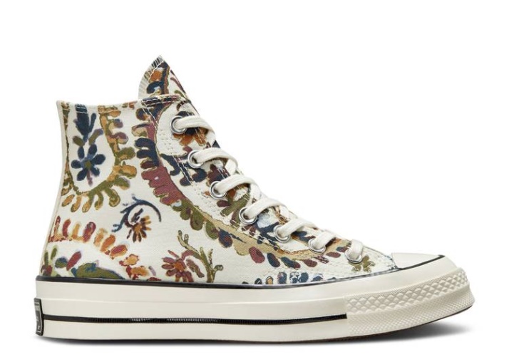 Converse Wmns Chuck 70 High - Floral De Otoño Garceta/excedente De Campo/trigo