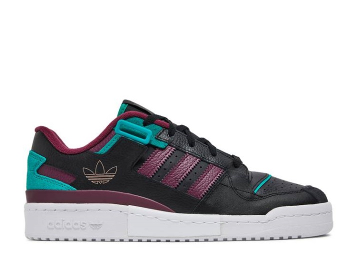 Adidas Forum Display Low - Negro Victoria Carmesí
