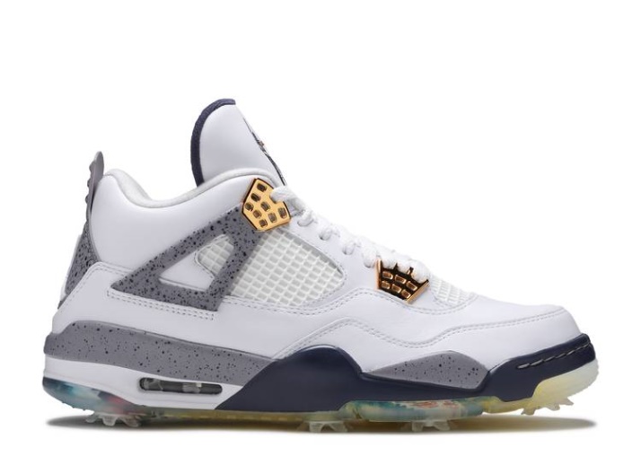 Air Jordan 4 Golf - Blanco Medianoche Azul Marino