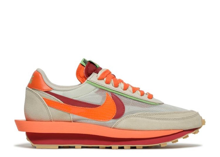 Nike Sacai X Clot X Ldwaffle - Solo Naranja Blaze