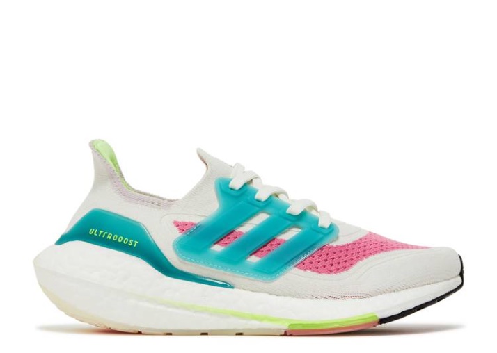Adidas Wmns Ultraboost 21 - Blanco Tinte Rosa Tono