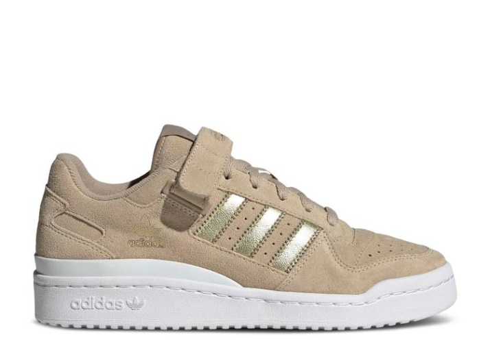 Adidas Wmns Forum Low - Beige Tono Mate Oro