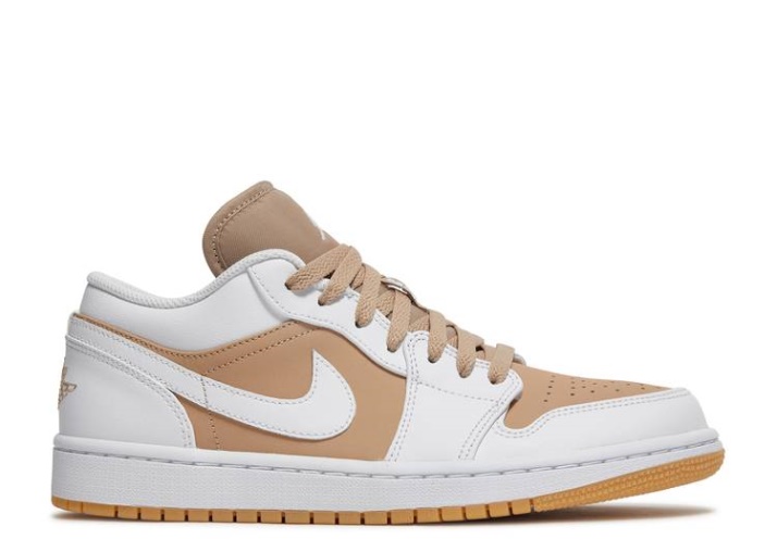 Air Jordan 1 Bajo - Cáñamo Blanco