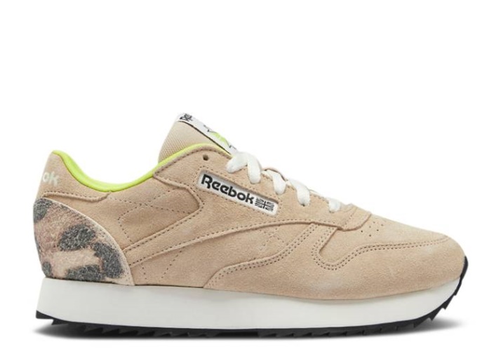 Reebok Wmns Classic Cuero Ripple - Manchas Animales