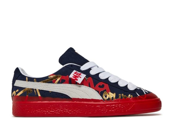 Puma G-tag X Suede - Alexander John Design Peacoat/white