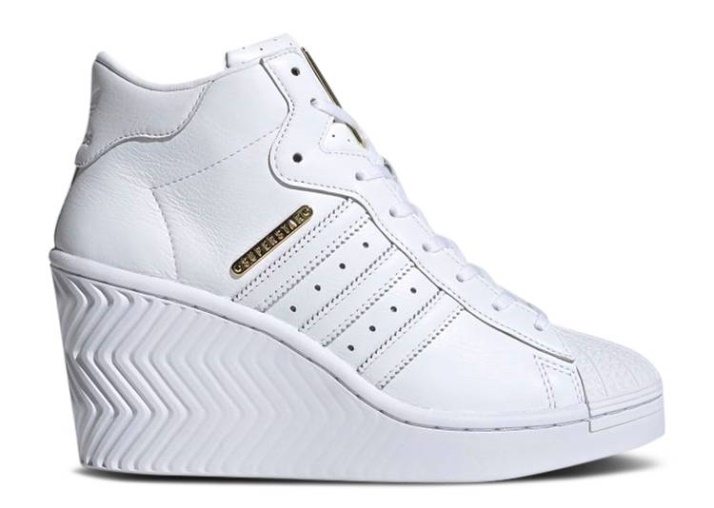Adidas Wmns Superstar Ellure - Blanco Dorado Metalizado
