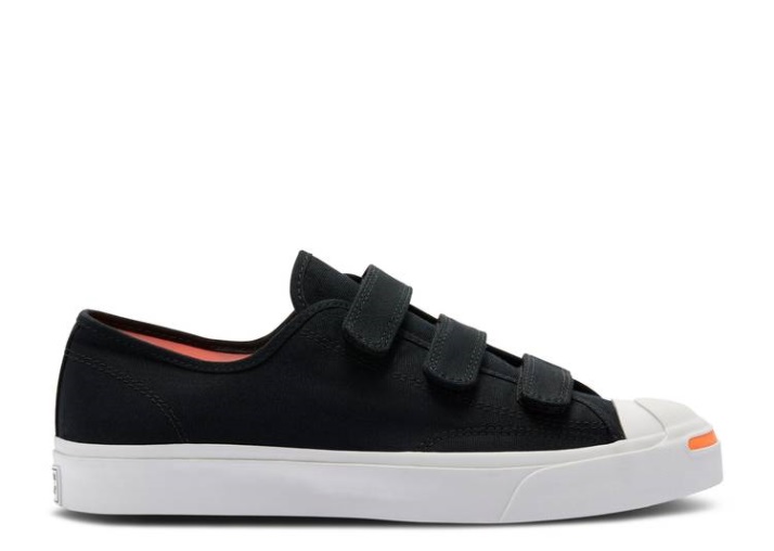 Converse Jack Purcell Low Easy-on - Negro Naranja Total
