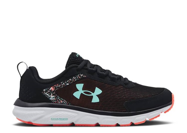 Underarmour Wmns Charged Assert 9 - Salpicaduras De Pintura En Blanco Y Negro