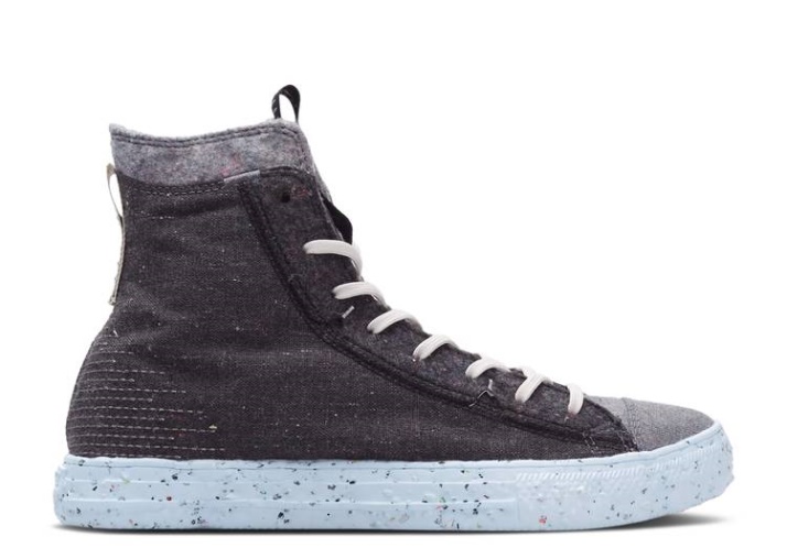 Converse Chuck Taylor All Star Crater High - Negro Gris Claro