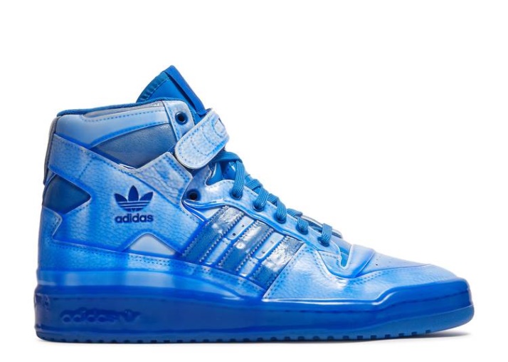 Adidas Jeremy Scott X Forum Alto - Color Proveedor Sumergido/azul