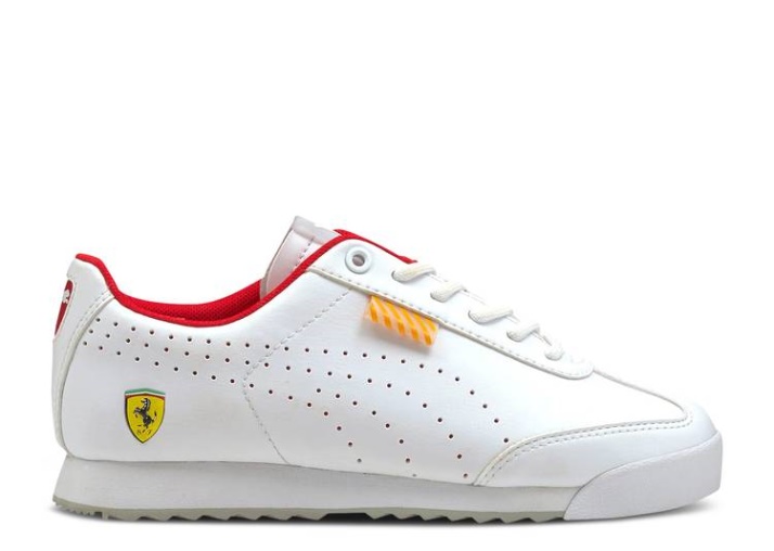 Puma Scuderia Ferrari X Roma Niño Grande - Blanco