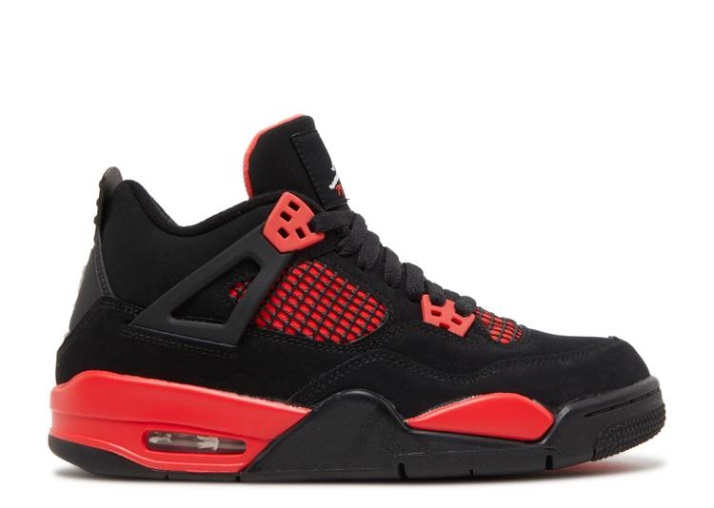Air Jordan 4 Retro Gs - Trueno Rojo