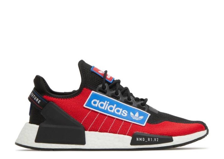 Adidas Nmd R1 V2 - Parche Con El Logo Negro/rojo/azul
