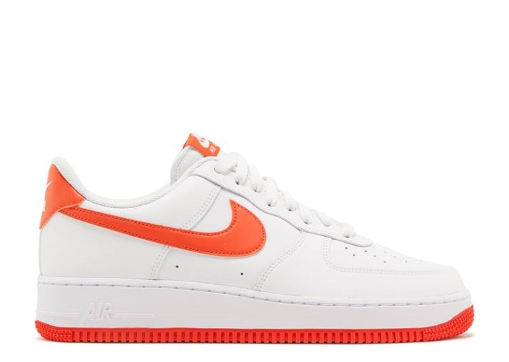 Nike Air Force 1 '07 - Blanco Equipo Naranja