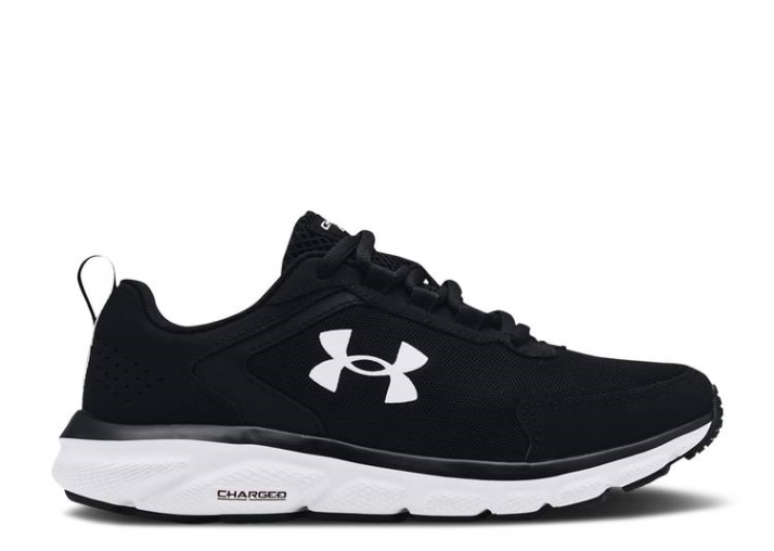 Underarmour Wmns Charged Assert 9 De Ancho - Negro Blanco