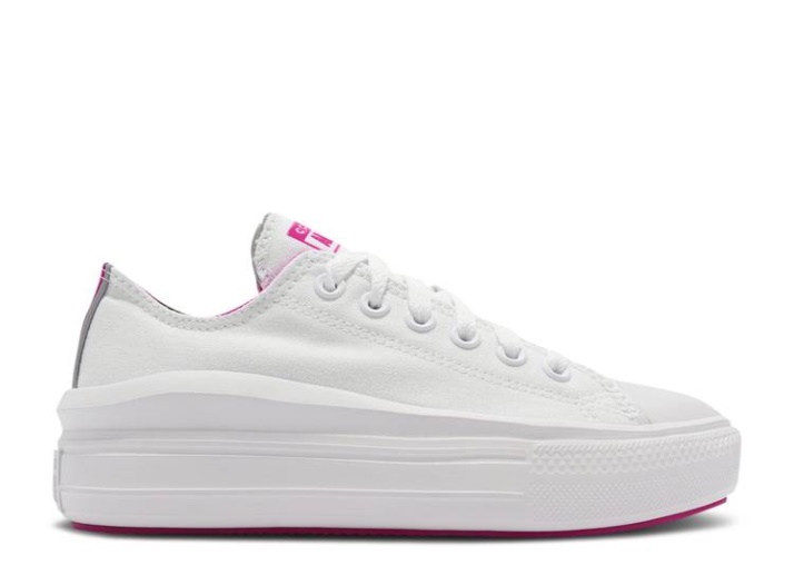 Converse Wmns Chuck Taylor All Star Move Low - Blanco Violeta