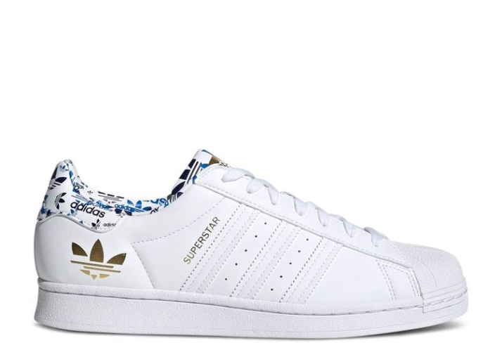 Adidas Superstar Nube Blancas/doradas Metalizadas