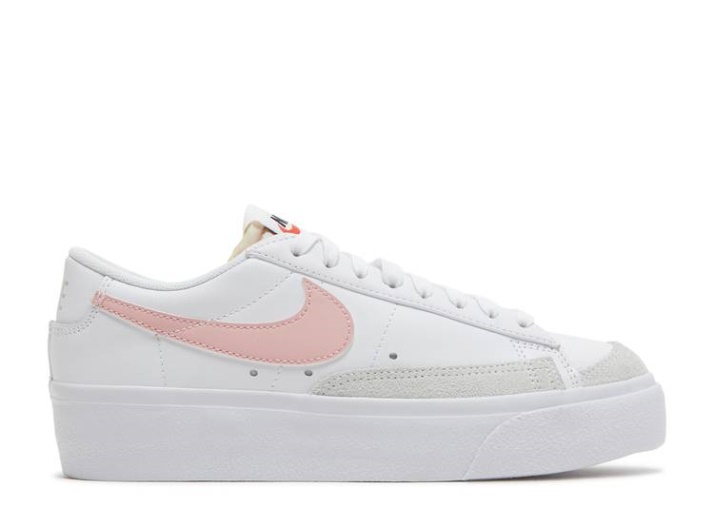 Nike Wmns Blazer Low Plataforma - Blanco Rosa Glaseado