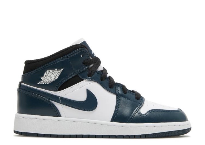Air Jordan 1 Mid Gs - Armería Azul Marino