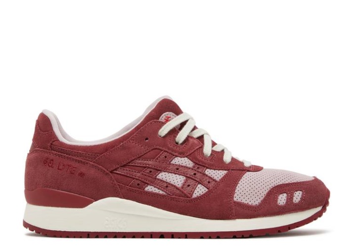 Asics Gel Lyte 3 Og - Paquete De Cambio De Estaciones Watershed Rose/beetred