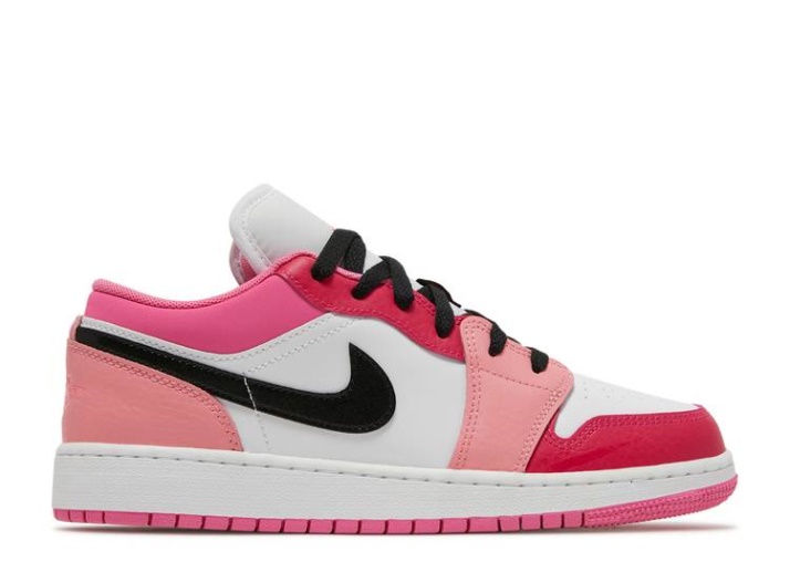 Air Jordan 1 Low Gs - Blanco Pinksicle