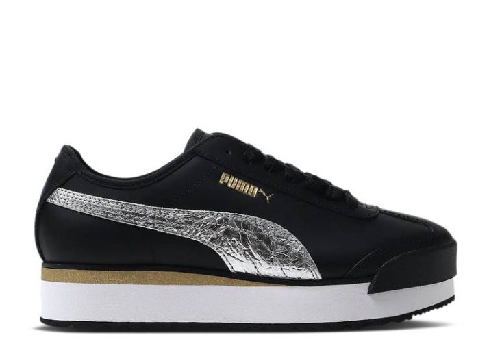 Puma Mujer Roma Amor Metalizado - Negro Plata Metalizado