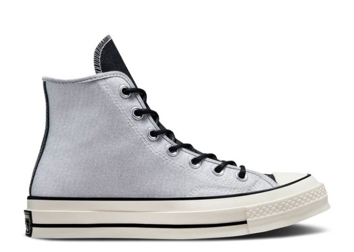 Converse Wmns Chuck 70 High - Icy Shine Plateado/negro/egret