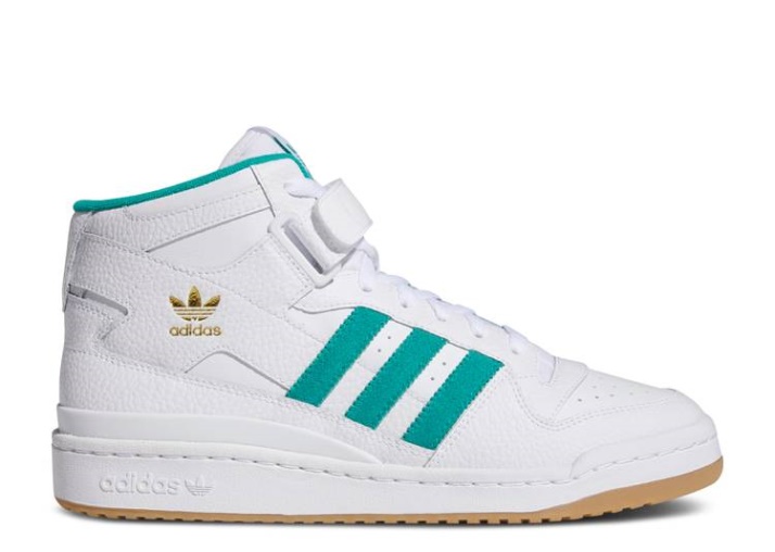 Adidas Forum Mid - Blanco Verde Azulado