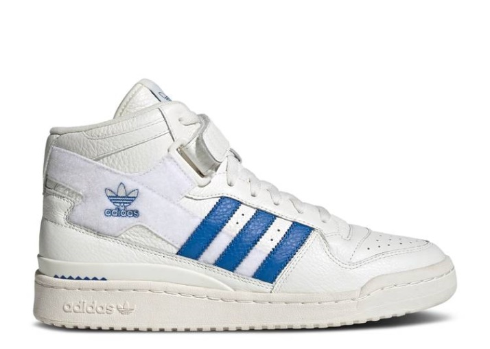 Adidas Forum Mid - Pájaro Azul Blanco