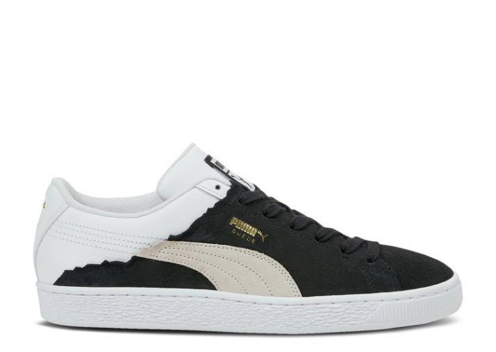 Capas De Gamuza Puma - Negro Blanco