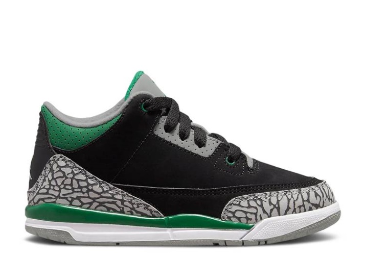Air Jordan 3 Retro Ps - Verde Pino