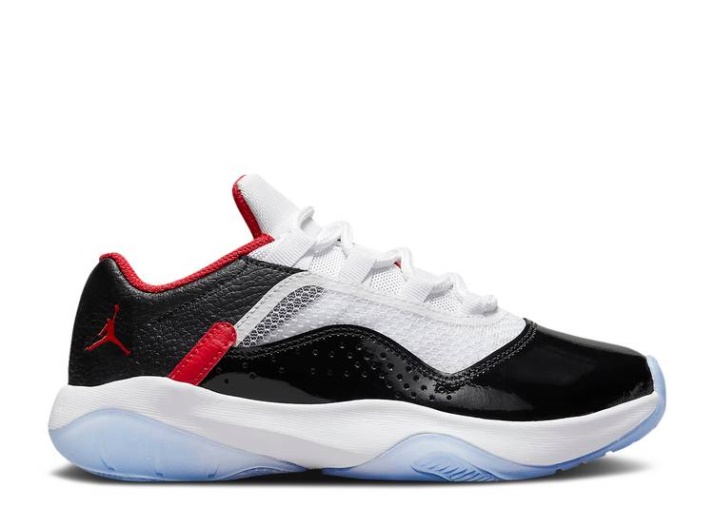 Air Jordan 11 Cmft Low Gs - Blanco Negro University Rojo