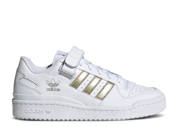 Adidas Wmns Forum Low - Blanco Dorado Metalizado