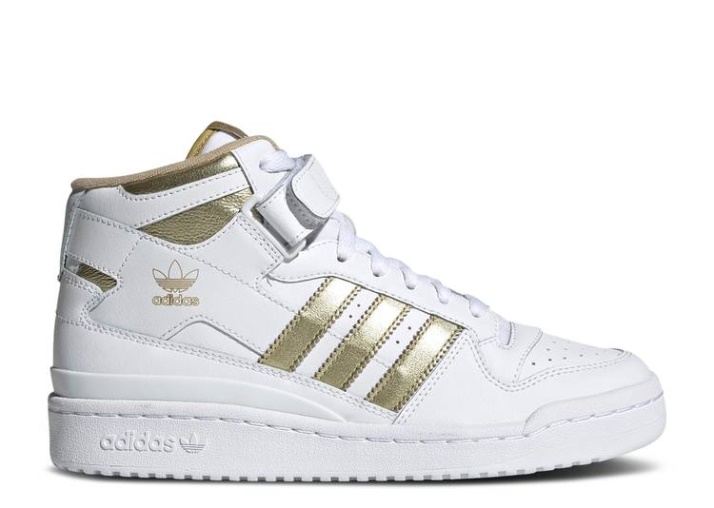 Adidas Wmns Forum Mid - Blanco Mate Oro