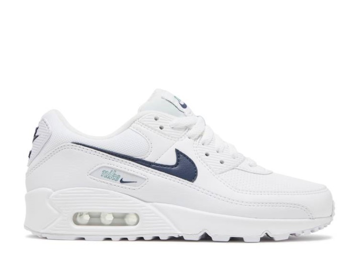 Nike Wmns Air Max 90 - Blanco Racer Azul
