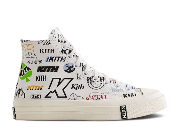 Converse Kith X Chuck 70 Alto - 10º Aniversario Blanco/egret/multi