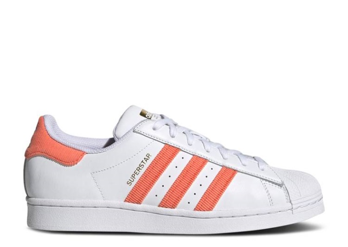 Adidas Superstar - Blanco Naranja Verdadero