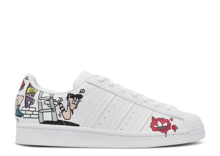 Adidas Superstar - Cómic Blanco